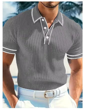 Load image into Gallery viewer, Men's Summer New Short-sleeved Lapel Casual Business Dress POLO Breathable Beach Sports Top
