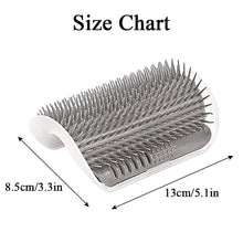 Load image into Gallery viewer, Massage Pet Cat Brush Corner Scrape Hair Removal Beauty Clean Corner Brush Removable Scratcher Comb for Kitten Cat
