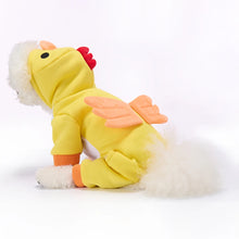 Load image into Gallery viewer, Yellow Chicken Pet Holiday Costume
