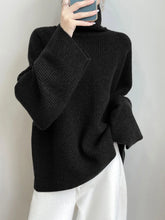 Load image into Gallery viewer, Elegant Merino Turtleneck Knit Sweater

