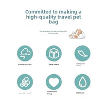 Load image into Gallery viewer, Pet Outing Portable Cat Dogs Handbag Summer Breathable Carrier Travel Puppy Kitten Single Shoulder Bag Pet Carrying Bag Supplie
