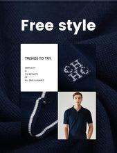 Load image into Gallery viewer, V Neck Embroidered Casual Polo
