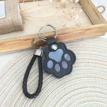 Load image into Gallery viewer, PU Leather Pet Hair Storage Bag Multi-Functional Portable Keychain Pet Memorial Keychain Keepsake Hair Storage for Pet Lovers
