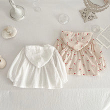 Load image into Gallery viewer, Cherry Print Baby Sun Jacket
