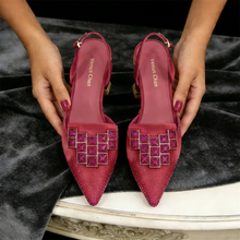 Load image into Gallery viewer, Chic Women’s High Heels – Sparkling Diamond Accents &amp; Sleek Pointed-Toe Design for Parties and Daily Commuting
