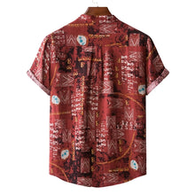 Load image into Gallery viewer, Casual Shirts For Men Shirt T-shirts Man 2024 New Men's Clothing Fashion Blouses Social Luxury Hawaiian Cotton High Quality
