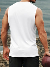 Load image into Gallery viewer, Mens Tank Tops Workout Sleeveless Shirts Summer Solid Color Polyester Quick Drying Tanks for Men Summer Beach Sports T-Shirts
