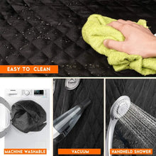 Load image into Gallery viewer, Dog Car Rear Seat Protective Cover Waterproof Dirt Resistant Pet Seat Cover Black Shoulder Strap Hammock Pet Travel Mattress
