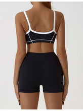 Load image into Gallery viewer, Woman Yoga Sport Outfit for Fitness Two Pieces Short Pant Sets Suits Tracksuit Sportswear Woman Gym Yoga Workout Clothes
