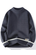 Load image into Gallery viewer, Men Casual Comfortable Warm Sweaters men round neck  Solid knitwear Men's High-Quality Fashion Trend Sweater 2025 Autumn/Winter
