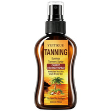 Load image into Gallery viewer, Portable Hydrating Self Tanning Mist Lightweight Fast Absorb Body Spray Create Soft Bronze Complexion For All Skin Tones
