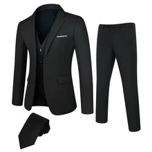 Load image into Gallery viewer, Men’s Regular-Fit Formal Suit Set – Tuxedo Jacket &amp; Trousers
