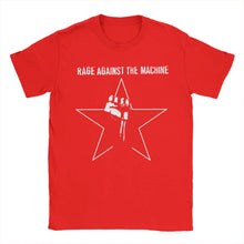 Load image into Gallery viewer, Rage Against the Machine T Shirts for Men 100% Cotton Unique T-Shirt Round Neck  Tee Shirt Short Sleeve Clothes Big Size
