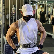 Load image into Gallery viewer, Men's Gym Clothing Summer Casual Tank Top Bodybuilding Sleeveless Shirt Sports Quick Dry Fitness Vest Workout Running Undershirt

