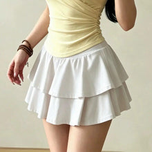 Load image into Gallery viewer, Cake Skirt Anti-exposure Tennis Sports Skirt High-waisted Quick-drying Badminton A-line Skirt Fitness Dance Yoga Shorts Clothing
