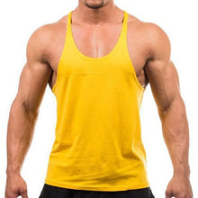 Load image into Gallery viewer, New Style Jogger Gym Singlet Training Bodybuilding Tank Top Vest Shirt Sleeveless Fitness Cotton Shirt For Men
