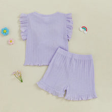 Load image into Gallery viewer, Toddler Girls Tank Top and Shorts Set
