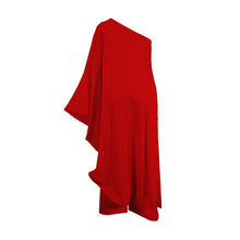 Load image into Gallery viewer, Women One Shoulder Jumpsuit Ruffle Long Sleeve Elegant Solid Aysmmetric Fashion Autumn Rompers Casual Party Club Jumpsuits 2024

