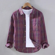 Load image into Gallery viewer, Plaid Casual Overshirt Men
