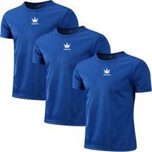 Load image into Gallery viewer, 3 in 1 Workout Shirt for Men Athletic Running Gym Quick Dry Short Sleeve Performance Moisture Wicking T-Shirt
