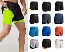 Load image into Gallery viewer, Men's Running Shorts 2025 New Release Gym Fitness 2-in-1 Exercise Summer Quick Dry Trendy Personalized Running Shorts
