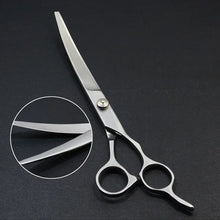Load image into Gallery viewer, Pet Grooming Scissors Dog Hair Tool Set Professional Trimming Scissors Bent Scissors  Haircutting Pet Clippers
