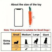 Load image into Gallery viewer, 1pc Pet Knot Toy for Dog and Cat Carrot Shape Dog Chew Toys Cotton Rope Toys for Indoor Dogs Cat Toys Dog Accessories
