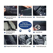 Load image into Gallery viewer, Travel Dog Car Seat Cover Waterproof Pet Dog Carriers Bag Cat Transport Hammock Dog Car Seat Basket for Small Medium Dogs
