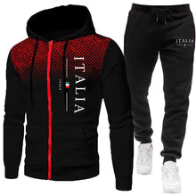 Load image into Gallery viewer, Autumn Winter Popular Men's Tracksuit Zipper Hoodie and Sweatpants Urban Casual Sporty Jogging Suit Male Daily Training Outfits
