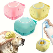 Load image into Gallery viewer, Soap Dispenser Silicone Massage Brush
