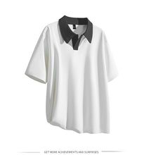 Load image into Gallery viewer, Oversized Contrast Summer Polo Shirt

