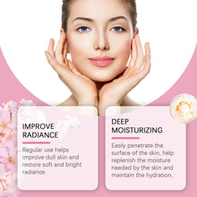 Load image into Gallery viewer, Sakura Skincare Set Moisturizer Face Cream Serum Toner Facial Cleanser Eye Cream Anti-Wrinkle Brighten Face Care Kit for Women
