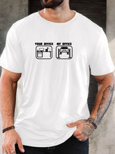 Load image into Gallery viewer, Men's T-Shirt 100% Cotton Summer Casual Soft Creative Letter Print Round Neck Breathable Short Sleeve T-Shirts 2025 New Tees
