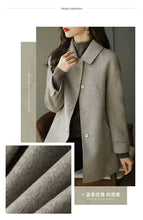 Load image into Gallery viewer, Minimalist French Wool Blend Coat
