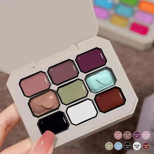 Load image into Gallery viewer, 9-Color Solid Gradient High-Saturation Blush Nail Polish, French Manicure Gel, Suitable for Nail Technicians and Beginners.
