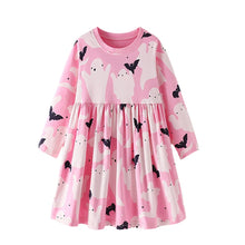 Load image into Gallery viewer, Floral Button Princess Girls Dress
