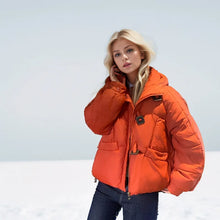 Load image into Gallery viewer, Padded Hooded Winter Cotton Jacket
