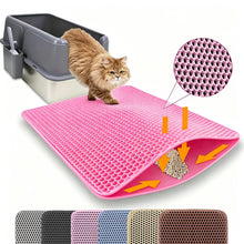 Load image into Gallery viewer, Cat Litter Mat Double Layer Pet Non Slip Big Pet Litter Box Filter MatWear Resistant Waterproof Anti-slip Cat Litter Mat

