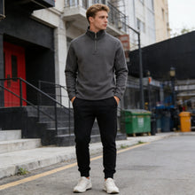 Load image into Gallery viewer, Men's Hoodies Sweatshirts Thicken Warm Fleece Tracksuit for Men Zipper Neck Pullover Men's Winter Clothing Soft Shell Men Hoodie
