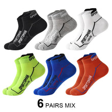 Load image into Gallery viewer, Men’s Cotton Mesh Ankle Sports Socks – 6 Pairs
