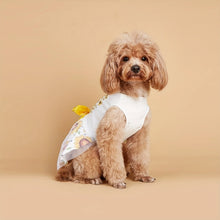 Load image into Gallery viewer, Sunflower Print Puppy Girl Dress
