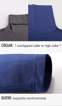 Load image into Gallery viewer, Autumn Winter Mens Turtleneck Sweaters Casual Thermal Long Sleeve Slim Fit Pullovers Stretch Basic Tops Sweatshirt Jumper TShirt
