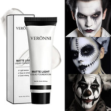 Load image into Gallery viewer, Halloween Pure White Makeup Foundation Mixable Pure White Foundation Adjuster Concealer Face Paint Makeup Clown COS Carnival

