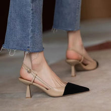 Load image into Gallery viewer, High Heels Summer New Arrival Fashion Buckle Pointed Heel Sandals Women Comfort Simplicity Stilettos Sandalias De Mujer
