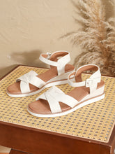 Load image into Gallery viewer, Women Low Heel Ankle Wrap Sandals
