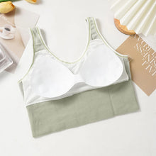 Load image into Gallery viewer, Women's Sports Letter Bras Fitness Seamless Plus Size Bra Tops Full Coverage Wireless Femme Bralette Bra
