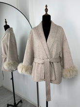 Load image into Gallery viewer, Fox Fur Woolen Coats Women's Short Coat Office Lady Removable Elegant Double-sided Wool Overcoat 2025 New Cardigan Jacket
