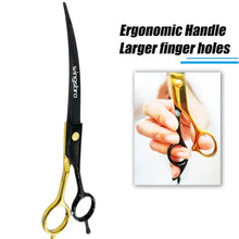 Load image into Gallery viewer, Pet Grooming Scissors   7inch Right and Left Hand Curved Scissors For Dog Grooming

