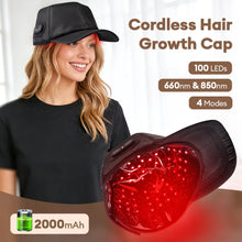 Load image into Gallery viewer, 650nm+850nm Infrared Red Light Hair Growth Cap Hair Loss Treatment Hat Anti Hair Loss Restore Hair Thickness Hair Regrowth Care
