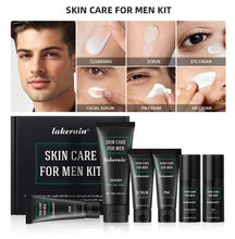 Load image into Gallery viewer, Men's Skin Care Kit - 3 in 1 Set with Face Wash, Moisturizing Cream &amp; Eye Cream, Daily Anti-Aging &amp; Oil Control Facial Treatment
